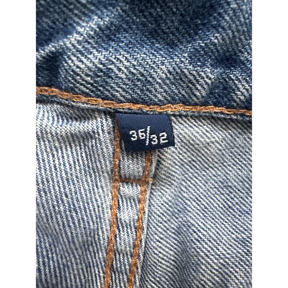 Tommy Jeans🌿Men’s Relaxed Fit Blue Denim Jeans Size 36x32 90s Y2K Jeans - Picture 5 of 10